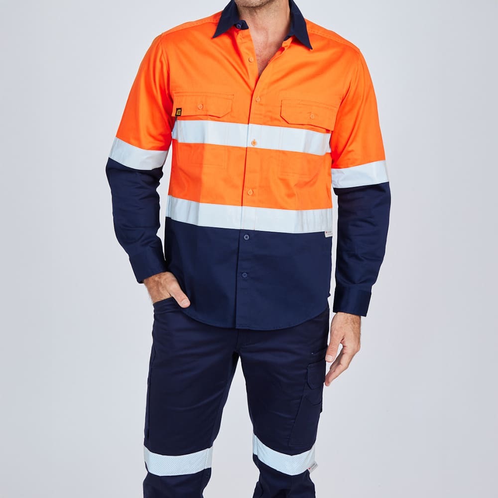 Bisley Taped Hi Vis Cool Lightweight Shirt