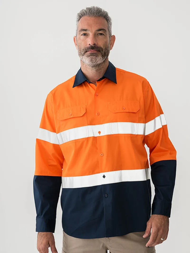 Bisley Taped Hi Vis Cool Lightweight Shirt